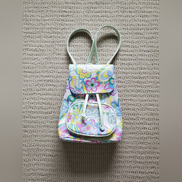 Ardene Floral Printed Drawstring Backpack - Picture 5 of 8